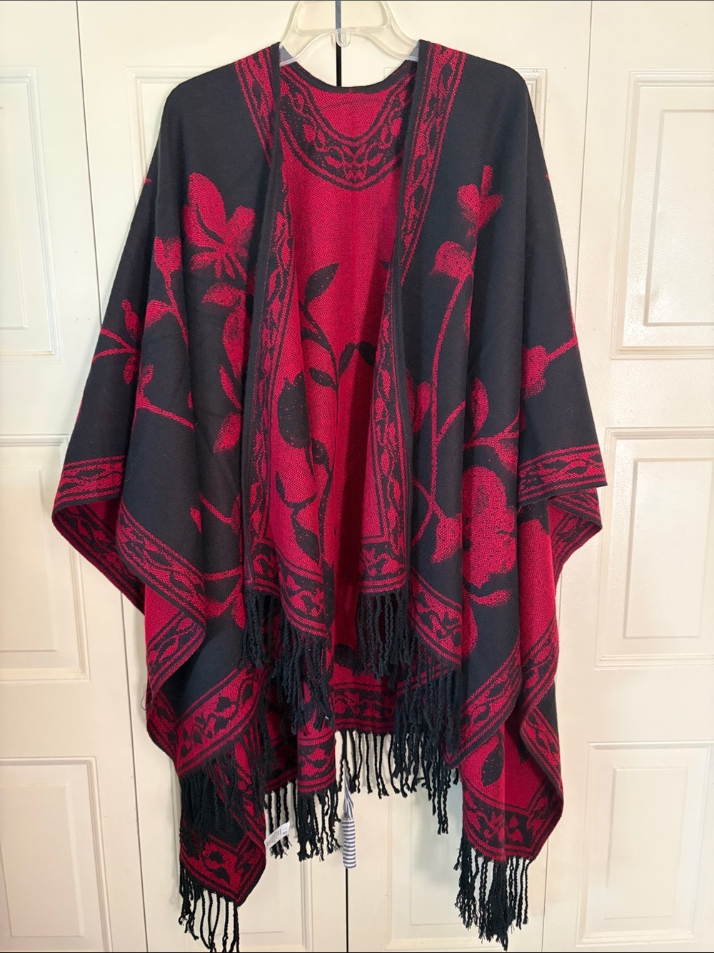 Shawl Cape Whimsigoth Goth Dark Fairy Ethereal Reversible Layer ALT  One Size